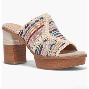 Frye Pipa Crochet Platform Sandal
